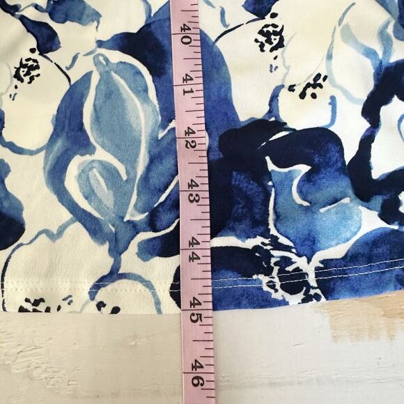 Jessica Howard Tonal Floral Jersey Surplice Dress Size 22W - Picture 9 of 10